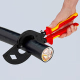 KNIPEX 95 36 320 Ножица за кабели с тресчотка 600 мм2 / ф.60 мм, изолирана