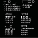 WERA  05057126001 Комплект битове Bit-Safe Classic 5 (31 части)