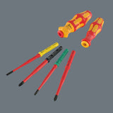 Комплект изолирани инструменти Wera Kraftform Kompakt VDE 17 extra slim 2 с клещи Knipex, 17 части