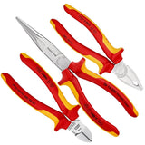 KNIPEX  00 20 12 Комплект клещи, изолирани KNIPEX Electro Set (3 части)