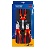 KNIPEX  00 20 12 Комплект клещи, изолирани KNIPEX Electro Set (3 части)
