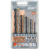 ALPEN 802122100 Комплект свредла за метал и бетон TM9/1 Combiset 9 части