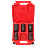 Комплект ударни вложки 27-36 мм, 1", дълбоки (5 части) MILWAUKEE 4932498752