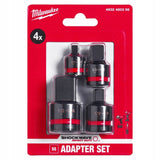 Комплект адаптори ударни (4 части) MILWAUKEE 4932480356