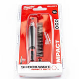 Комплект ударни битове Milwaukee SHOCKWAVE IMPACT DUTY DRIVE 4932430910, 12 броя
