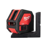 Лазерен нивелир MILWAUKEE 4933478753 CLL-C ALKALINE CROSS LINE LASER XXX, с алкални батери 4xАА, куфар