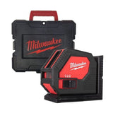 Лазерен нивелир MILWAUKEE 4933478753 CLL-C ALKALINE CROSS LINE LASER XXX, с алкални батери 4xАА, куфар