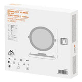 LED луна за вграждане LEDVANCE 4058075079113 DL Slim DN210 18W/4000K WT IP20