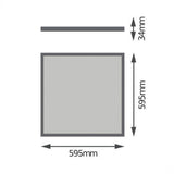 LED панел за вграждане/открит монтаж LEDVANCE 4058075699564 4IN1 600 32W 840 WT EUE