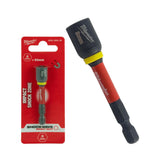 Вложка ударна Impact 1/4" HEX, 8,0 мм х 65 мм, магнитна MILWAUKEE 4932492439