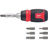MILWAUKEE 4932480581 Отвертка с тресчотка, 8 в 1, к-т с битове
