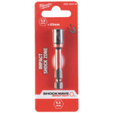 Вложка ударна Impact 1/4" HEX 5,5 мм x 65 мм, магнитна MILWAUKEE 4932492434
