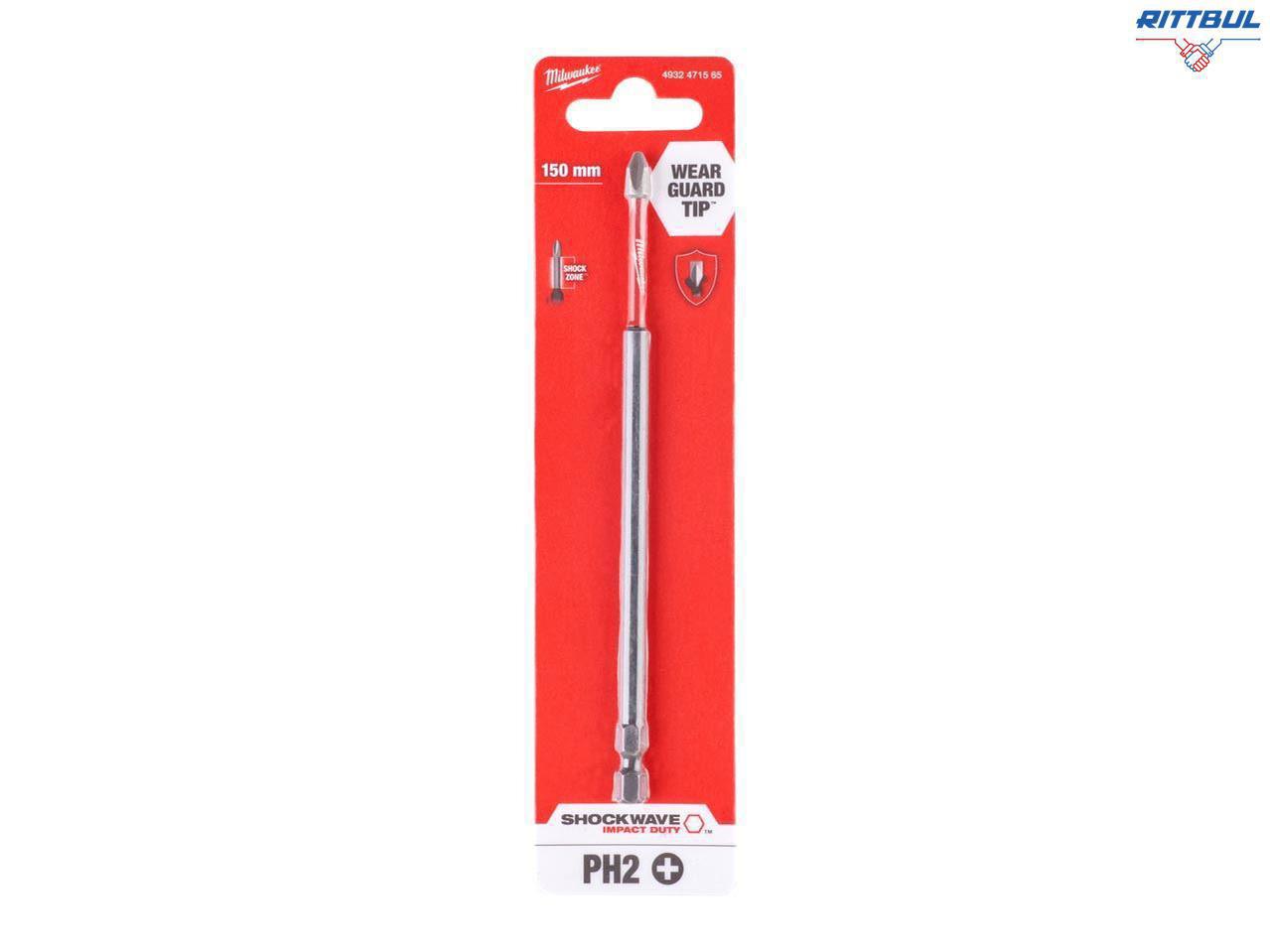 Накрайник MILWAUKEE 4932471565 Impact SBit ShW PH2 150mm