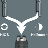 Комплект ръкохватка с битове 44 мм 21 части ESD