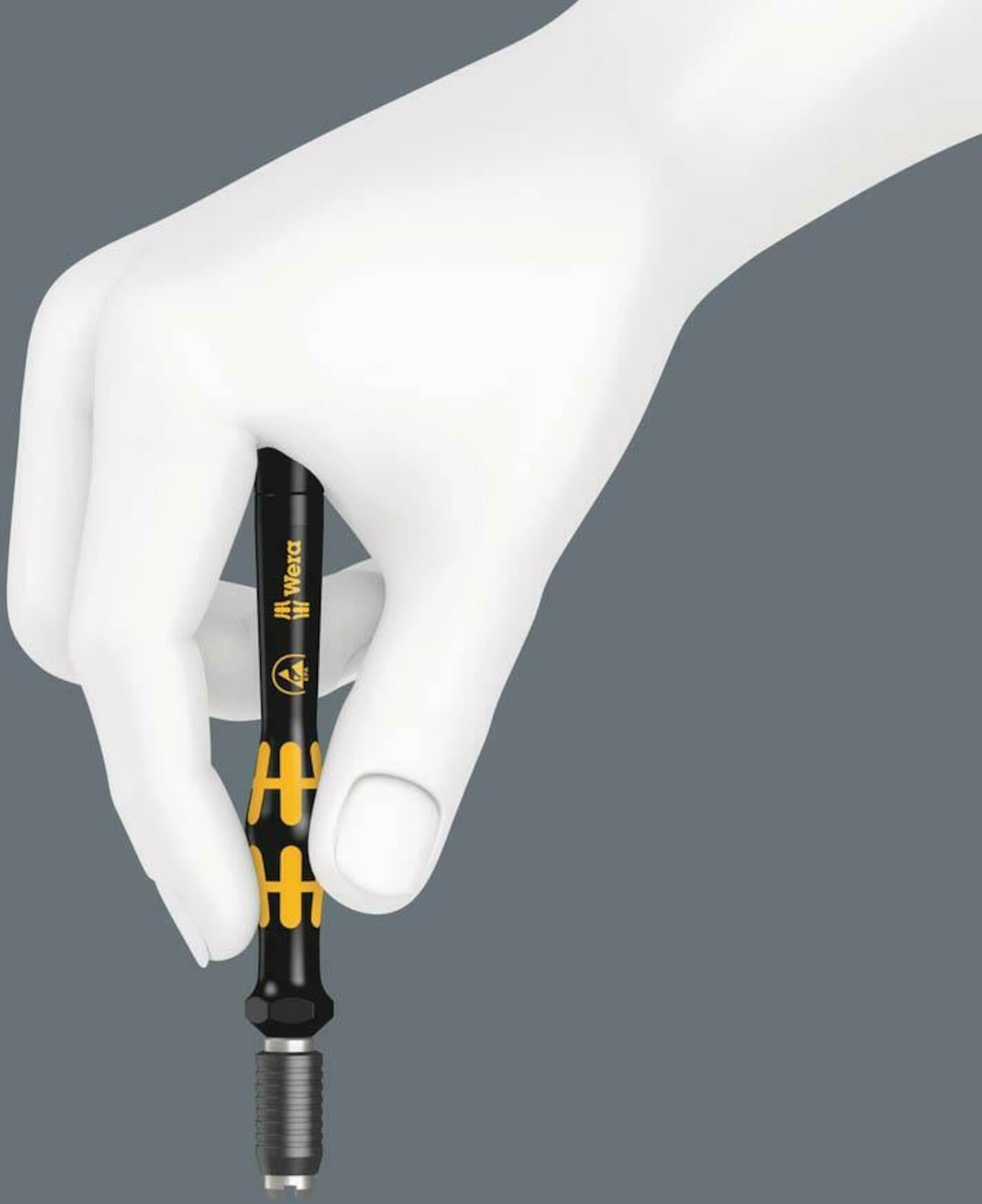 Комплект ръкохватка с битове 44 мм 21 части ESD