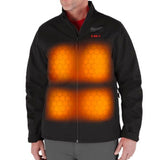 Яке с подгряване M12HJBL6-0 (L) HEATED JACKET, мъжко, черен MILWAUKEE 4932493821