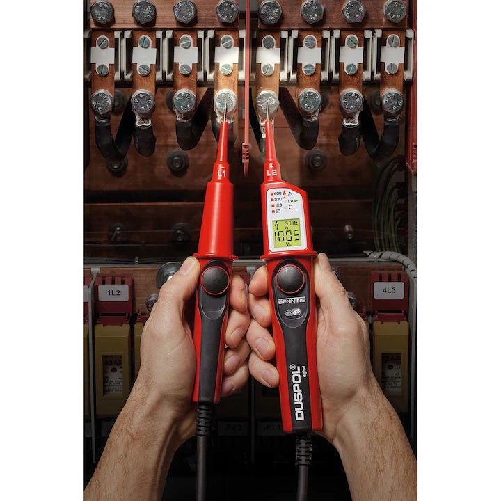 Професионален двуполюсен тестер за напрежение Benning