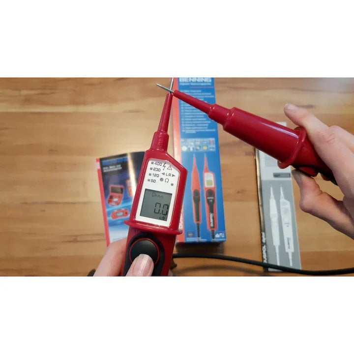 Професионален двуполюсен тестер за напрежение Benning