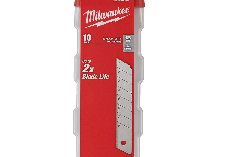 Резервни ножове за макетен нож Milwaukee 18мм