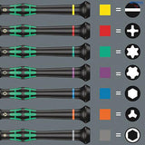 WERA 05134027001 Комплект отвертки Kraftform Micro Big Pack 2 (28 броя) в текстилен калъф