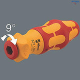 WERA 05057490001 Ръкохватка с тресчотка 837 i RA, изолирана 1000 V, 9 х 115 мм