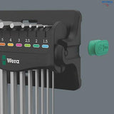 WERA 05022102001 Комплект шестостенни ключове Chrome 1.5 - 10 мм (9 бр.) в поставка