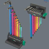 WERA 05133165001 Комплект шестостенни ключове Multicolour 1.5 - 10 мм (9 бр.) в поставка