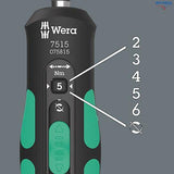 WERA 05075815001 Динамометрична отвертка 1/4" х 147.5 мм, 2/3/4/5/6 Nm.