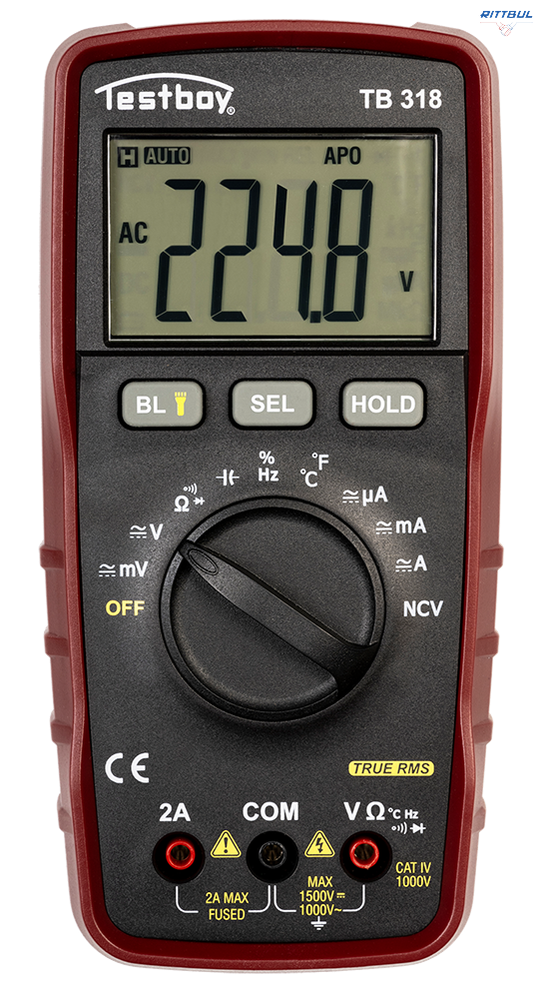 Цифров мултиметър за фотоволтаични системи Testboy TB 318