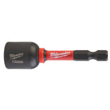 Вложка ударна Impact 1/4" HEX, 12 мм х 65 мм, магнитна MILWAUKEE 4932492442