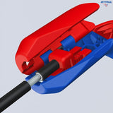 Универсален заголващ нож Knipex ErgoStrip PV 16