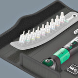 WERA 05075830001 Динамомeтричен ключ Safe-Torque A 1 с тресчотка и вложки 1/4", 2 - 12 Nm (10 части)