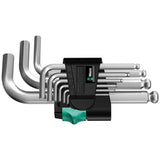 WERA 05133163001 Комплект шестостенни ключове, къси - 9 части