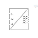 WAGO 787-1722 Импулсно захранване; Eco; 1-фазен; с перфориран корпус Изходно напрежение 24 VDC; изходен ток 5 A; DC-OK LED - Rittbul