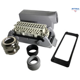 HARTING 10330240000 Комплект индустриален конектор HAN-KIT 24B, страничен вход М32, 2 лоста