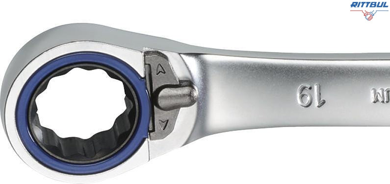 HEYTEC 50725010080 Звездогаечен ключ 10 мм с тресчотка, с палец - Rittbul