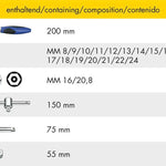 HEYTEC 50840301583 Комплект инструменти с тресчотка 3/8“ - 23 части - Rittbul