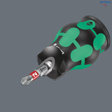 WERA 05008874001 Ръкохватка Kraftform Kompakt Stubby с битове (7 части)