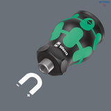 WERA 05008874001 Ръкохватка Kraftform Kompakt Stubby с битове (7 части)