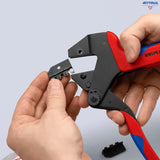 KNIPEX 97 43 200 Системни клещи за кримпване в пластмасов куфар