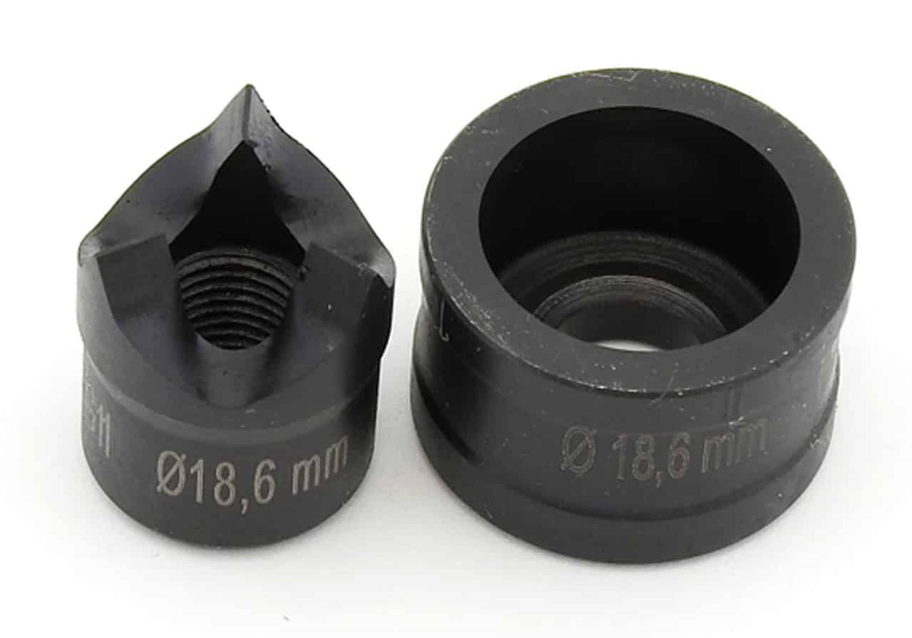 ALFRA 01773 Щемпел и матрица PG 11 TriCut - 18,6 мм - Rittbul