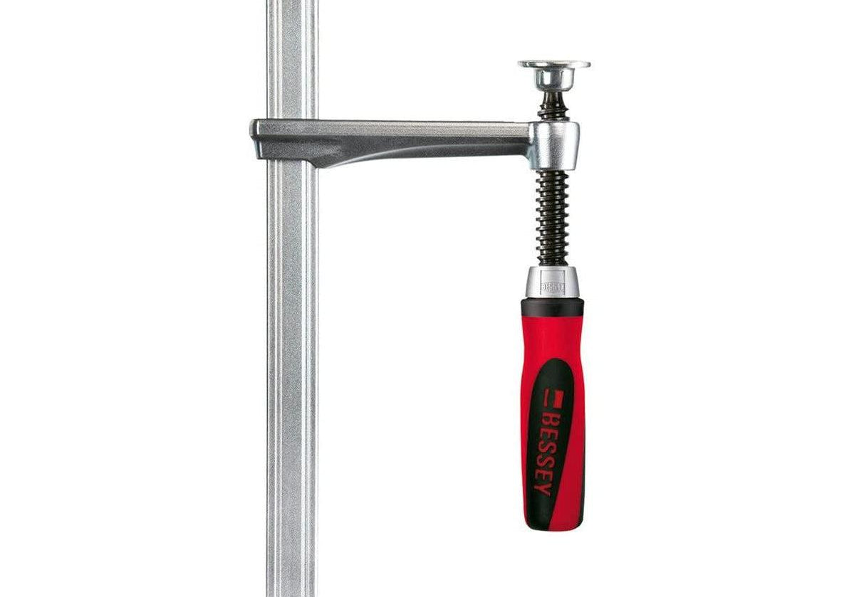 BESSEY GZ40-12-2K Стяга стомана/дърво 400 х 120 мм, 2-К пластм. ръкохватка - Rittbul