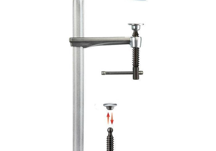 BESSEY GZ50K Стяга стомана/дърво 500 х 120 мм, Т-образна ръкохватка - Rittbul