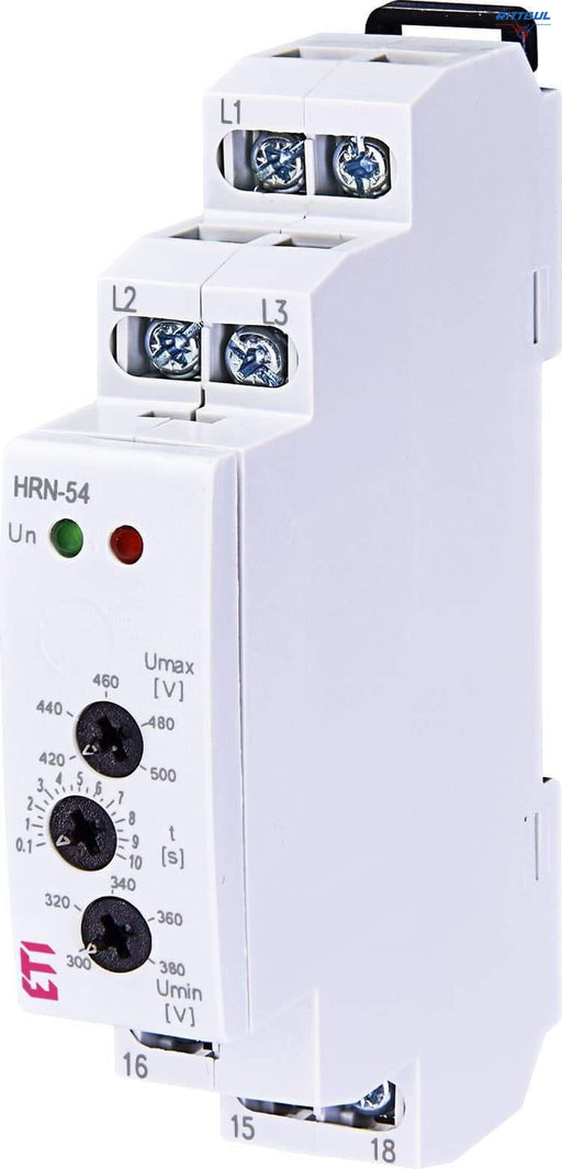 ETI 002471416 Реле за контрол на повишено/понижено напрежение HRN-54, трифазно - Rittbul