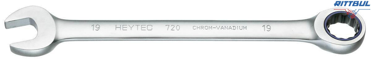 HEYTEC 50720017080 Звездогаечен ключ с тресчотка 17 мм - Rittbul