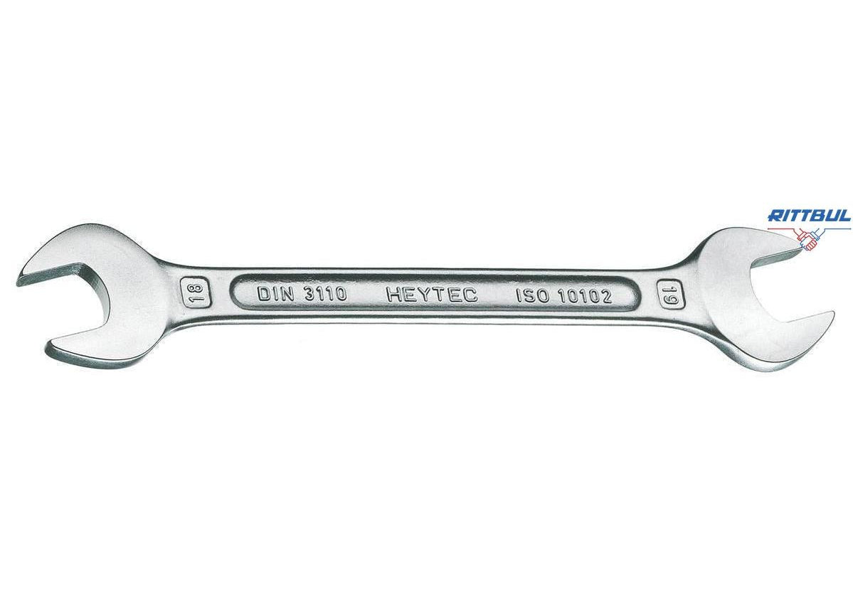 HEYTEC 50800101380 Гаечен ключ, двустранен 10 х 13 мм - Rittbul