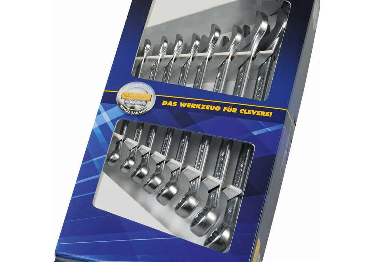 HEYTEC 50810824280 Комплект звездогаечни ключове 8-19 мм (8 броя) - Rittbul