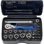 HEYTEC 50829301983 Комплект инструменти с тресчотка 1/4“ - 25 части - Rittbul