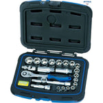 HEYTEC 50840301583 Комплект инструменти с тресчотка 3/8“ - 23 части - Rittbul