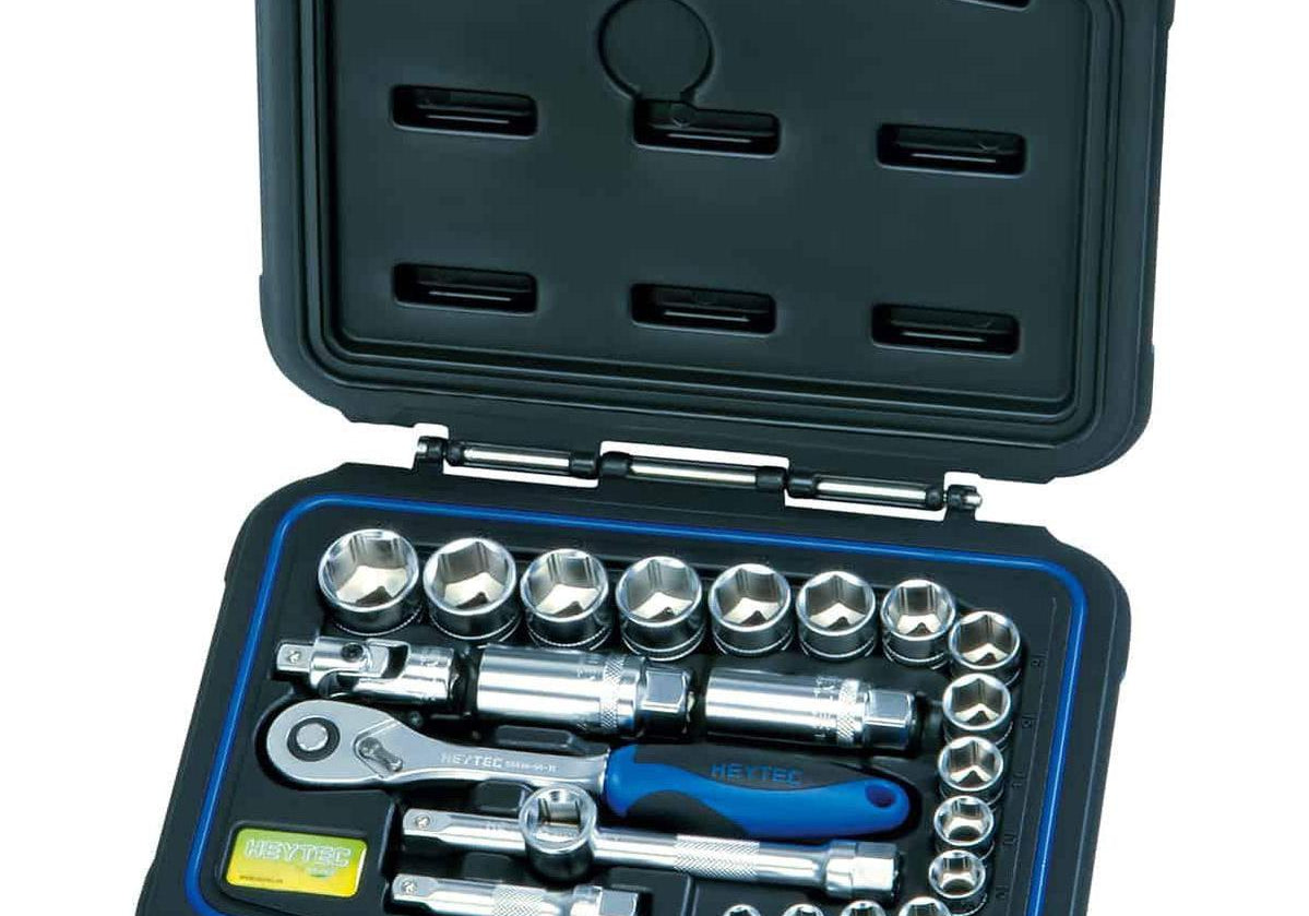 HEYTEC 50840301583 Комплект инструменти с тресчотка 3/8“ - 23 части - Rittbul